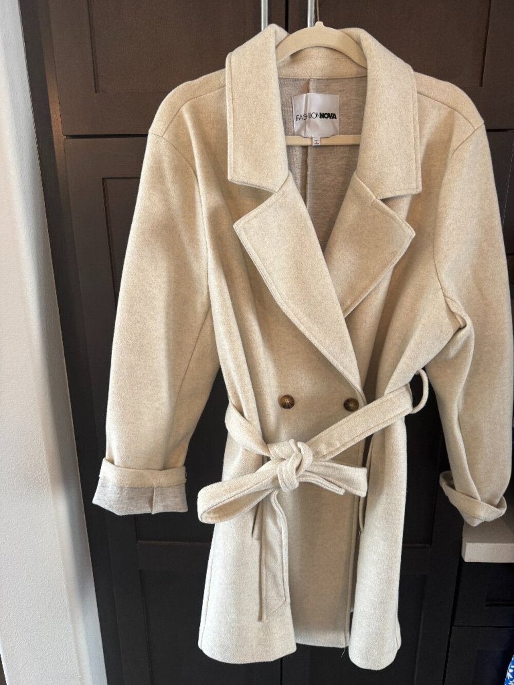 Gorgeous Fashion Nova unlined coat only worn once!